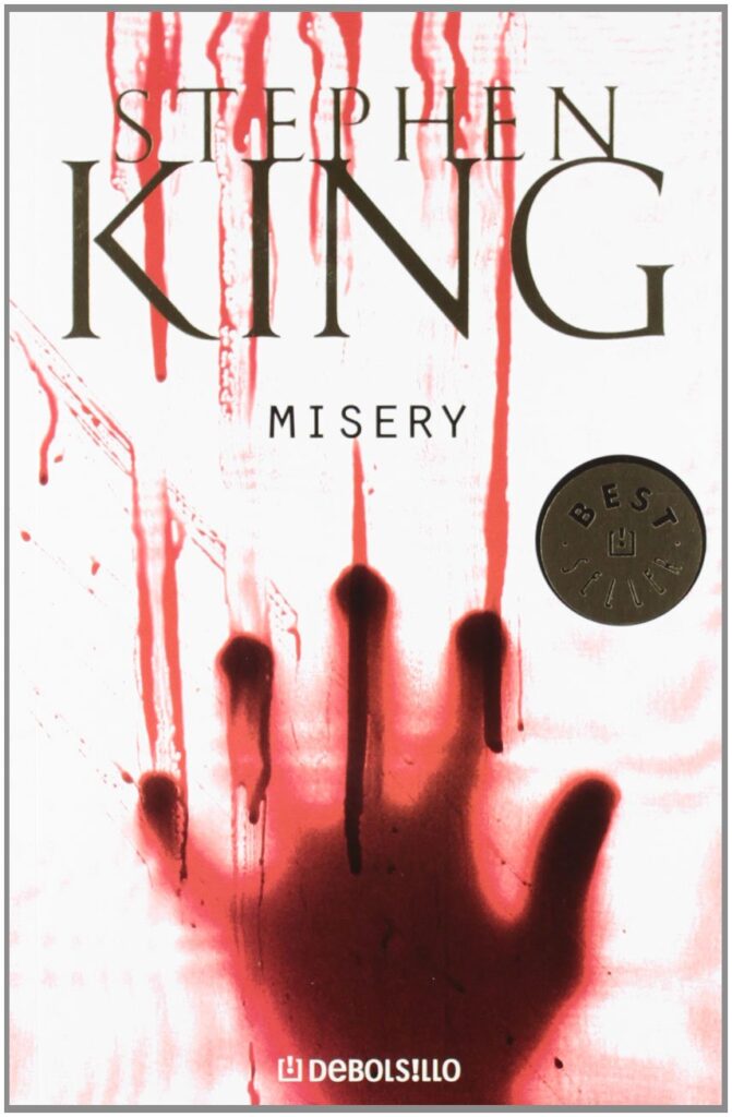 Portada del libro Misery de Stephen King